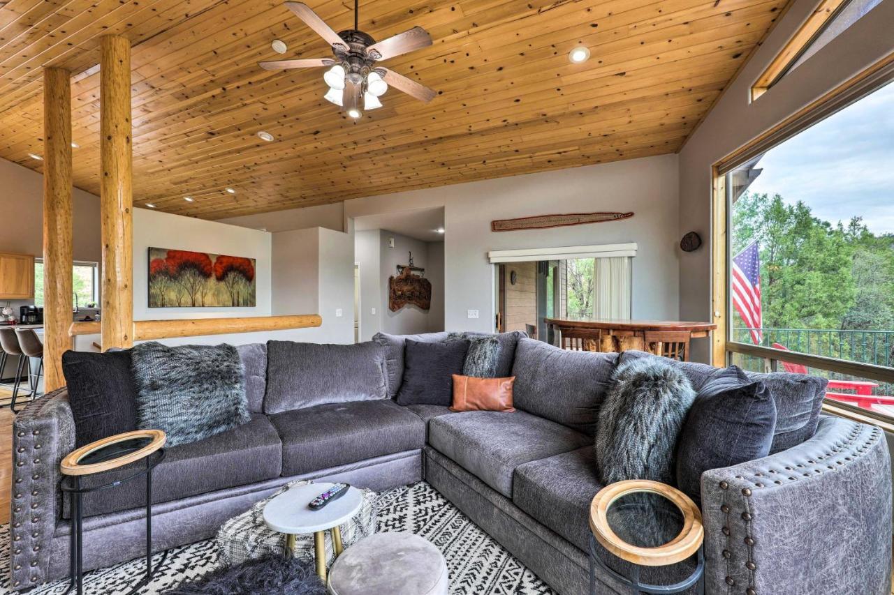 Elkwood Lodge Star Valley Cabin With Hot Tub 패이슨 외부 사진